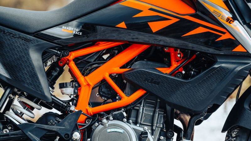2023 KTM 390 Adventure. - KTM/Rudi Schedl.